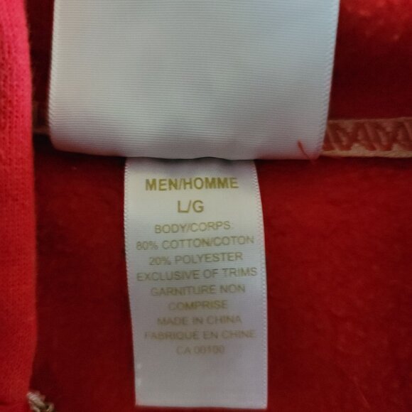 Hudsons Bay Company HBC Canadian Olympic Team Hooded Vest Men's Large Red - Picture 5 of 13